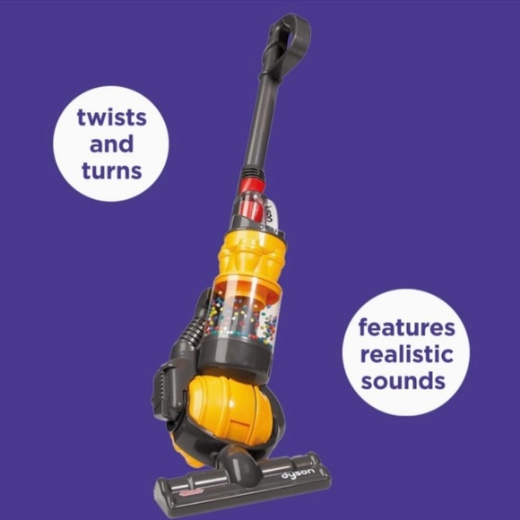 NWT โ๏ธ๐โ๏ธ Casdon Dyson Ball Vacuum Cleaner Real Suction Kids Toy - Picture 3 of 12